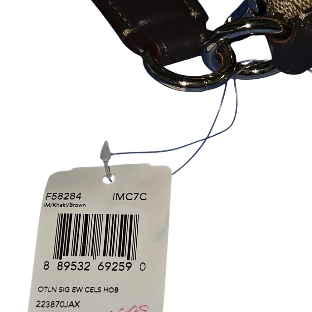 Coach East/West Celeste Signature Shoulder Bag - Picture 8 of 11